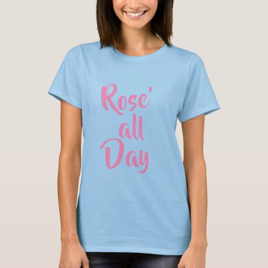 バラ終日 Tシャツ (正面)