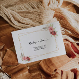 バラ結婚の封筒アドレステンプレート