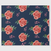 バラ結婚の ラッピングペーパー (フラット)