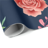 バラ結婚の ラッピングペーパー (ロールコーナー)