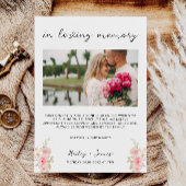 バラ結婚のLoving Memory署名テンプレート 招待状