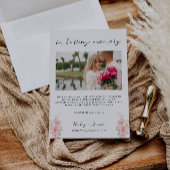 バラ結婚のLoving Memory署名テンプレート 招待状