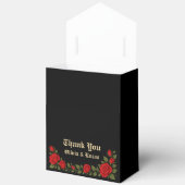 バラ結婚ゴシック様式の天幕 フェイバーボックス (見開き)