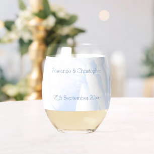バラ結婚デザイン ステムなしワイングラス