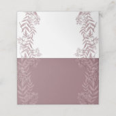 バラ結婚トープヴィンテージ植物学 プレイスカード (外部開封)