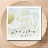 バラ結婚フローラ スタンダードカクテルナプキン