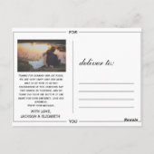 バラ結婚ポスター感謝していの素晴らしい ポストカード (裏面)