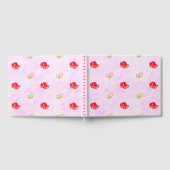 バラ結婚リングや輪 ゲストブック (全面)