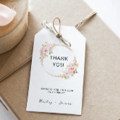 バラ結婚式の引き出物ラベルテンプレート ギフトタグ