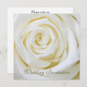 バラ結婚式招待状 招待状 (正面/裏面)