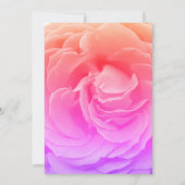 バラ結婚式招待状 招待状 (裏面)