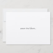 バラ結婚式招待状 招待状 (裏面)