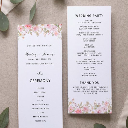 バラ結婚式計画テンプレート