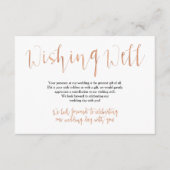 バラ結婚金ゴールドの願い井戸 エンクロージャーカード (正面)