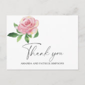 バラ結婚-'Thank You ポストカード (正面)