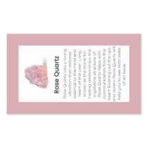 バラ結晶意味ジュエリーパッケージラベル