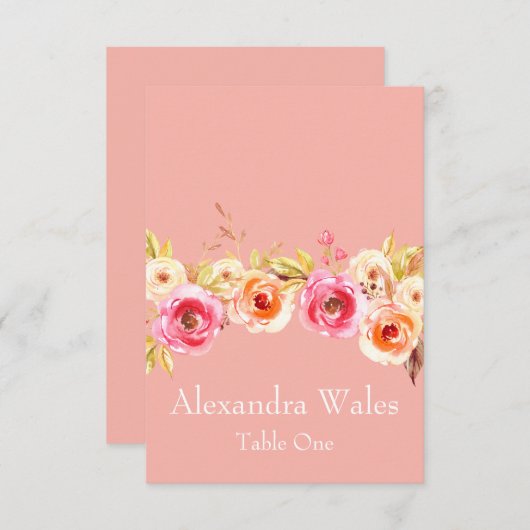 バラ統一 招待状 (正面/裏面)