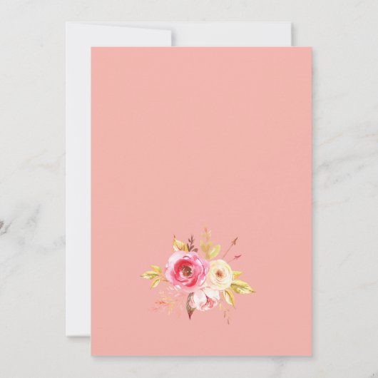 バラ統一 招待状 (裏面)