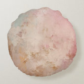 バラ絵を描金ゴールド ラウンドクッション (裏面)