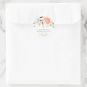 バラ緑葉第一聖餐式 ラウンドシール (バッグ)