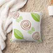 バラ緑 クッション (ブランケット)