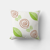 バラ緑 クッション (正面)