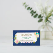 バラ縁どフローラヘアスタイルサロンロイヤリティカード ロイヤリティカード (スタンド正面)