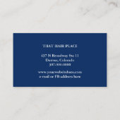 バラ縁どフローラヘアスタイルサロンロイヤリティカード ロイヤリティカード (裏面)