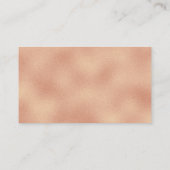 バラ縁どモダン結婚金ゴールドのWebサイトカード エンクロージャーカード (裏面)