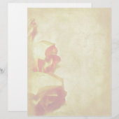 バラ縁どレターヘッド (正面/裏面)