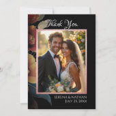 バラ縁ど結婚サンキューカード サンキューカード (正面)