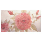 バラ繊細 枕カバー (正面左)