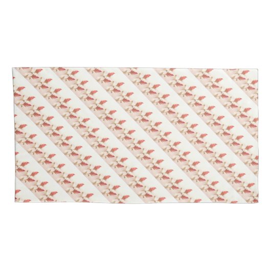 バラ繊細 枕カバー (裏面-右)