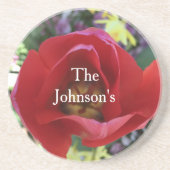 バラ美しい コースター (正面)