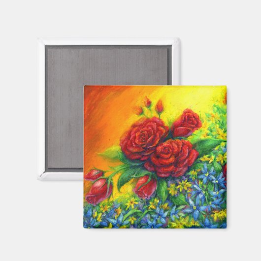 バラ羽 マグネット (正面/裏面)