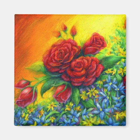 バラ羽 マグネット (正面)