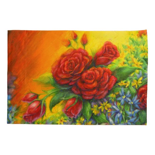 バラ羽 枕カバー (裏面)