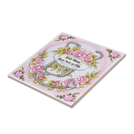 バラ聴診器 タイル (側面)