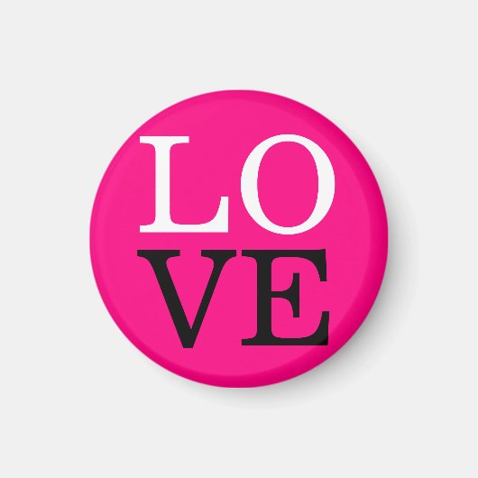 バラ背景結婚愛 マグネット (正面)