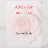 バラ背景 チラシ (正面)