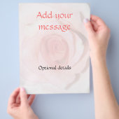 バラ背景 チラシ (手)