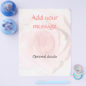 バラ背景 チラシ (シングル)