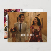 バラ色とバーガンディー 案内ポストカード (正面/裏面)