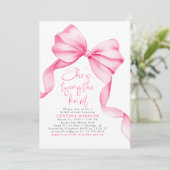 バラ色のぼう彼女は結婚する ブライダルシャワー 招待状 (スタンド正面)
