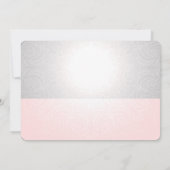 バラ色のショッピング祭り クレジット スイート16パーティー 招待状 (裏面)