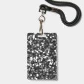 バラ色のスイート16の誕生日パーティーの招待状 バッジ (ストラップ付き裏面)