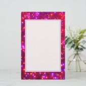 「バラ色のスパークル」文房具 便箋 (スタンド正面)