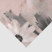 バラ色のダリアの花のデコパージュ 薄葉紙 (詳細)