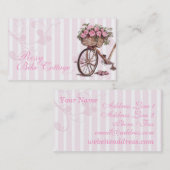 バラ色のバイクの名刺 名刺 (正面/裏面)