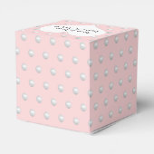 バラ色のピンクにパール フェイバーボックス (裏面サイド)